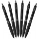 قلم حبر جل قابل للسحب سيجنو 307 من يوني-بال 12قطع (أسود)